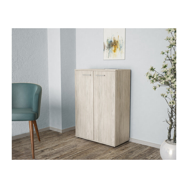 Q.TA' 1 KIT MOBILE 2 ANTE 68X34X95 CM BIANCO VEN.K083
