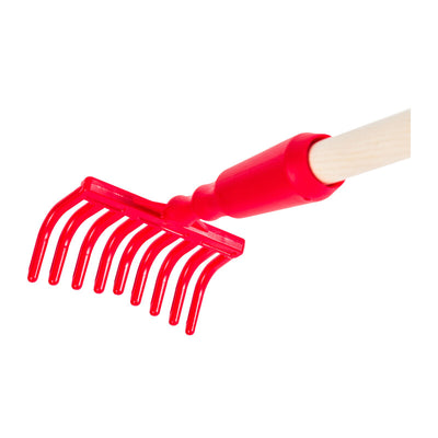 Q.TA' 30 RASTRELLO A 9 DENTI P/OLIVE PLASTICA MAN FORATO
