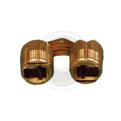 Q.TA' 24 CERNIERA CILINDRICA INVISIBILE OTTONE D 12 MM**