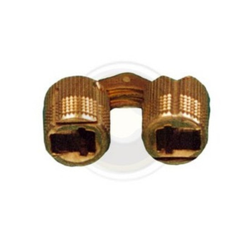 Q.TA' 24 CERNIERA CILINDRICA INVISIBILE OTTONE D 14 MM**