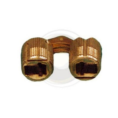 Q.TA' 24 CERNIERA CILINDRICA INVISIBILE OTTONE D 16 MM**