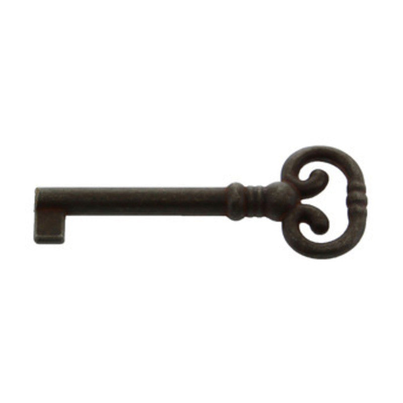 Q.TA' 25 CHIAVE P/MOBILI 33007 29X74 MM FERRO VECCHIO*