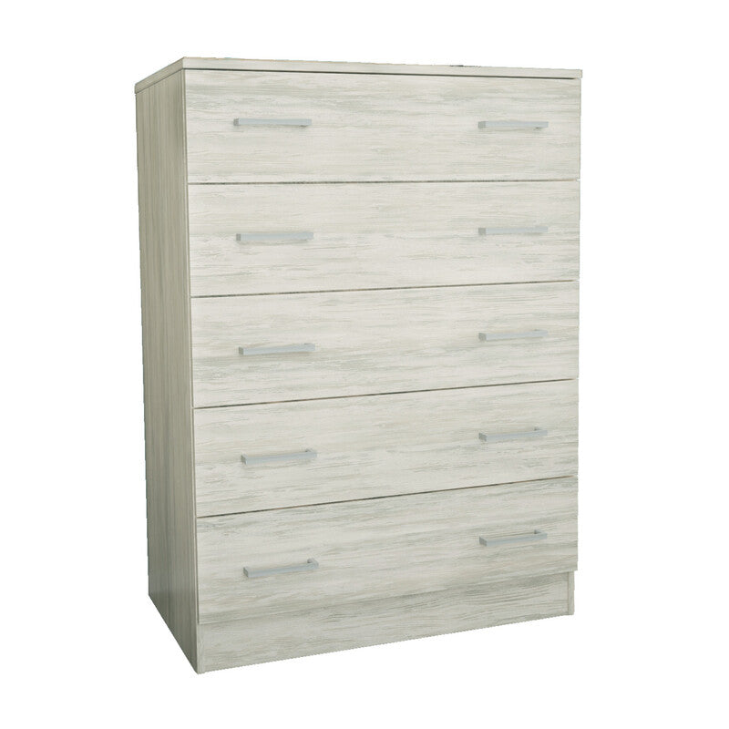 Q.TA' 1 KIT CASSETTIERA 5 CASSETTI 80X45X111 CM BIANCO VEN.K083