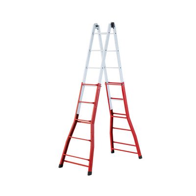 Q.TA' 1 SCALA ACCIAIO TELESCOPICA 5+5 GRADINI H 481 CM