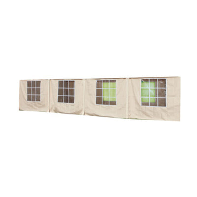 Q.TA' 1 SET TELI LATERALI P/GAZEBO BIG ROYAL YF5005S ECRU