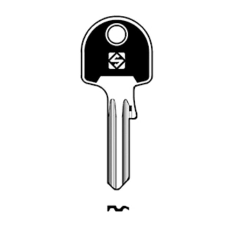 Q.TA' 20 SILCA UL058SL CHIAVE PROFILO SLIM COLOR OTTONE