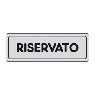 Q.TA' 10 ETICHETTA ADESIVA 150X50 RISERVATO