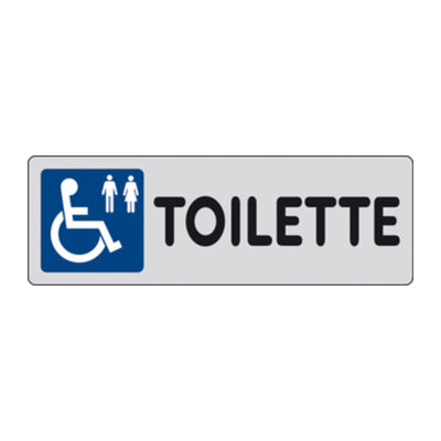 Q.TA' 10 ETICHETTA ADESIVA 150X50 TOILETTE (DISABILI)