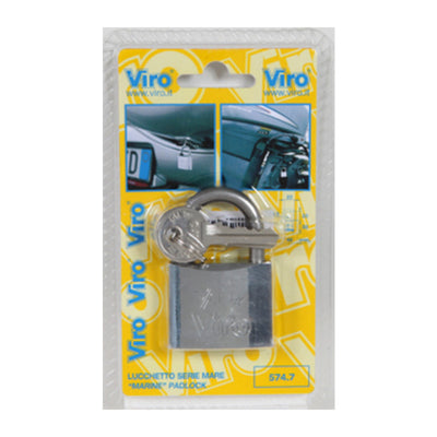 Q.TA' 1 VIRO BL 574 LUCCHETTO MARE ARCO 40MM OTTONE
