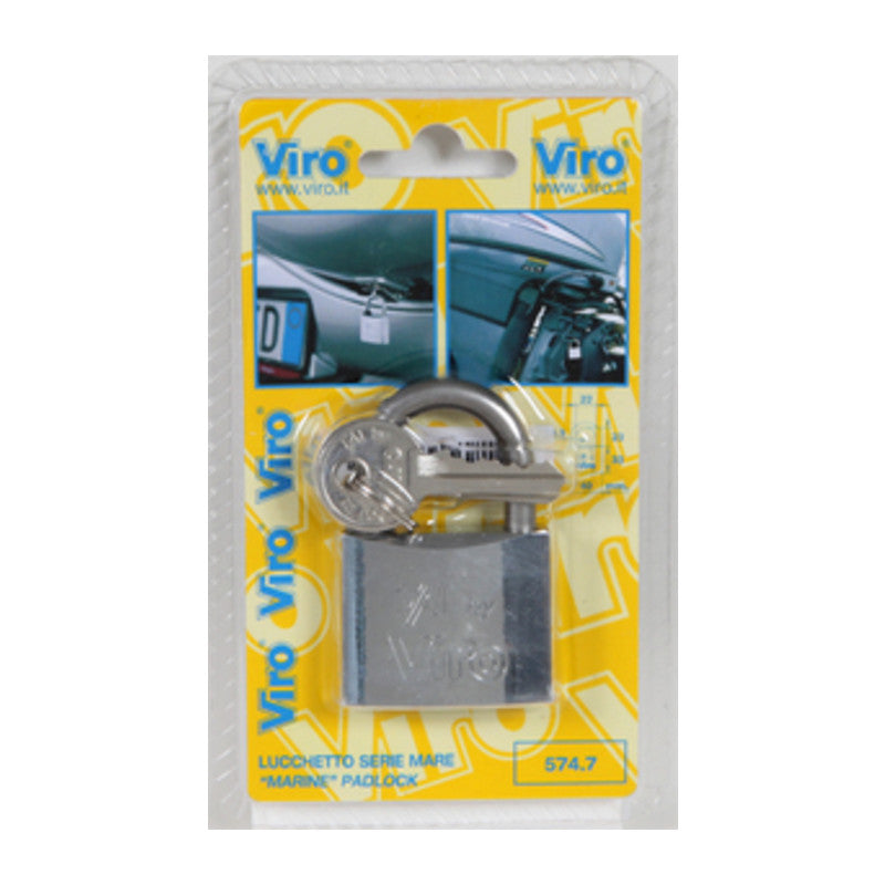 Q.TA' 1 VIRO BL 575 LUCCHETTO MARE ARCO 50MM OTTONE