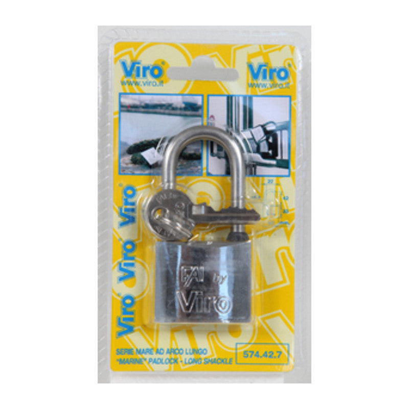 Q.TA' 1 VIRO BL 575.49 LUCCHETTO MARE ARCO LUNGO 50MM OTT