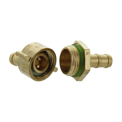 Q.TA' 1 GIUNTATUBI OTTONE 3 1/2 X 8 MM