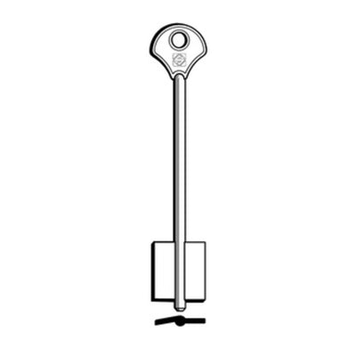 Q.TA' 5 SILCA 5EY1 CHIAVE DOPPIA MAPPA OTTONE