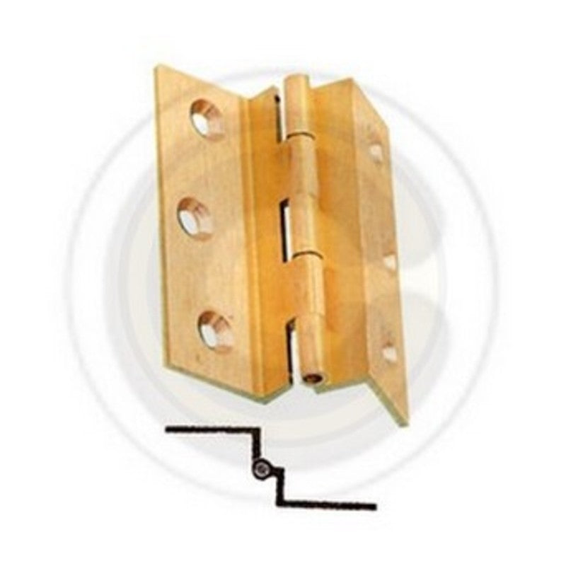 Q.TA' 24 CERNIERA FRESATA C/COLLO OTTONE SAT 50X40 MM**