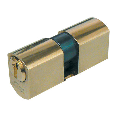 Q.TA' 1 ISEO F5 8420 CILINDRO TONDO 28-28 D26 OTTONATO C/3CH