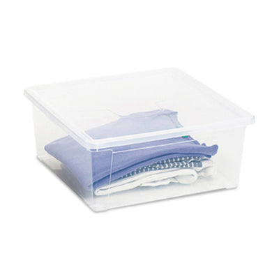 Q.TA' 21 CONTENITORE EASY BOX C/COPER 40X40XH16 CM TRASP