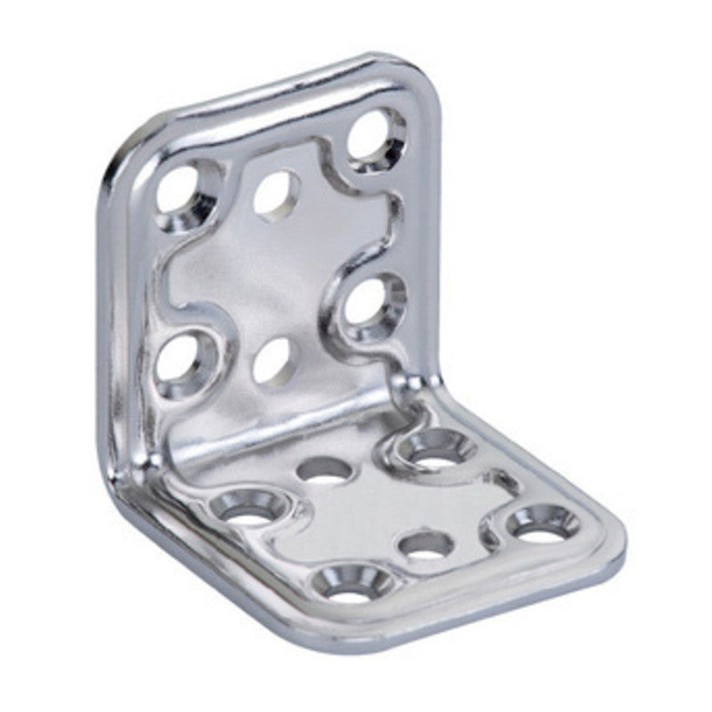 Q.TA' 5 PIASTRA 746/IN ANGOLARE INOX 40X40X40 MM