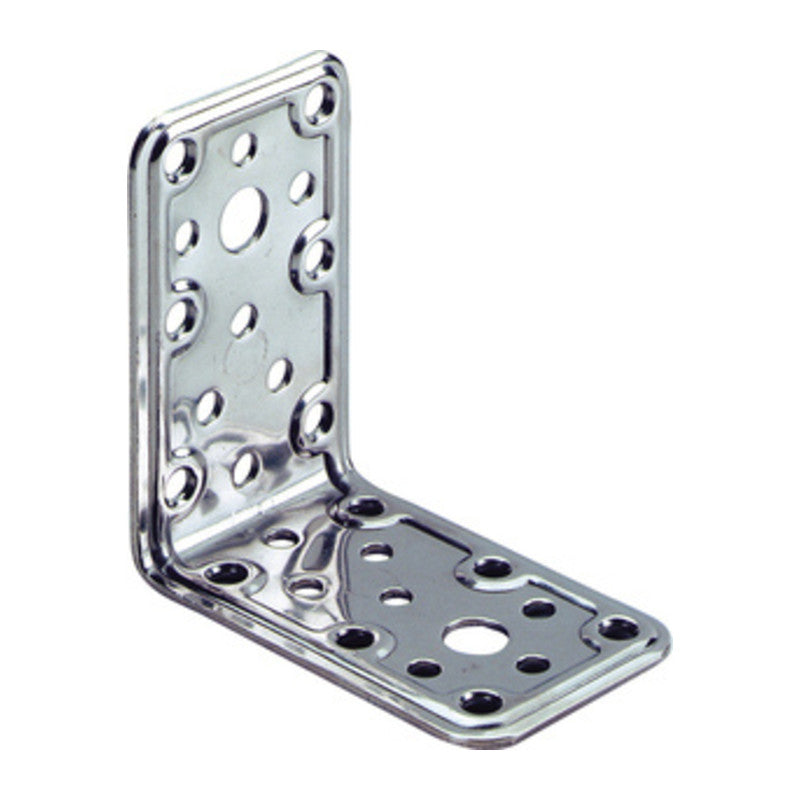 Q.TA' 5 PIASTRA 771/IN ANGOLARE INOX 50X60X60 MM