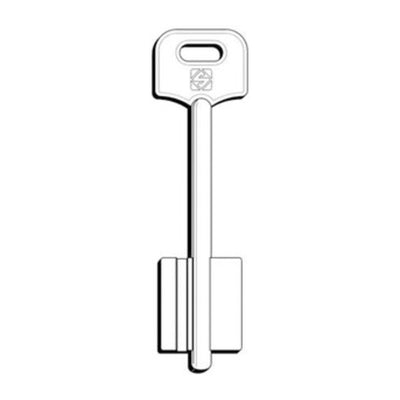 Q.TA' 5 SILCA 5SAS3 CHIAVE DOPPIA MAPPA OTTONE