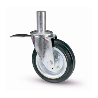 Q.TA' 1 RUOTA PONTEGGI INNOC D 200 MM GOMMA 80/BIS BI C/FRE