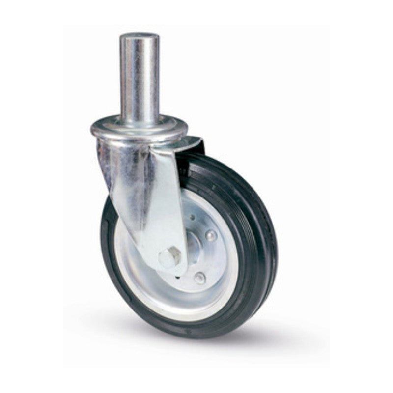 Q.TA' 1 RUOTA PONTEGGI INNOC D 200 MM GOMMA 80/BI POR 250 KG