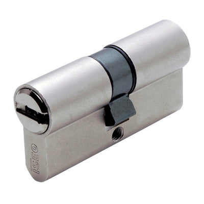 Q.TA' 1 ISEO R6 8809 CILINDRO SAGOMATO 30-30 NICHELATO C/3 CH