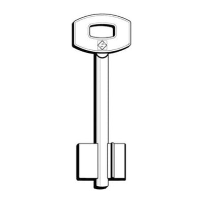 Q.TA' 5 SILCA 5SCM6 CHIAVE DOPPIA MAPPA OTTONE