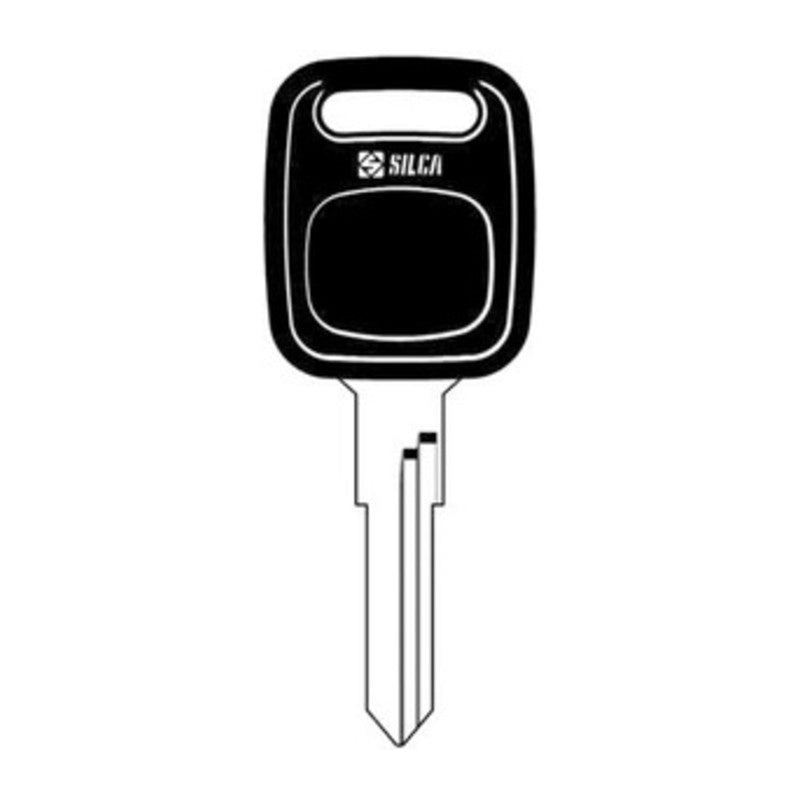 Q.TA' 5 SILCA HU49BP CHIAVE AUTO TESTA PLASTICA ACCIAIO