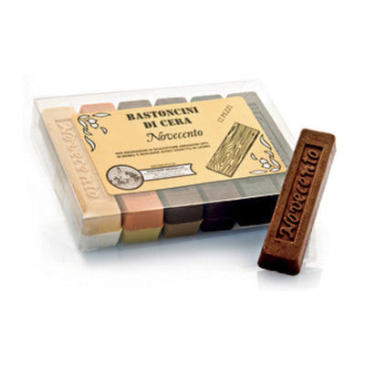 Q.TA' 12 BASTONCINO DI CERA NOVECENTO CILIEGIO