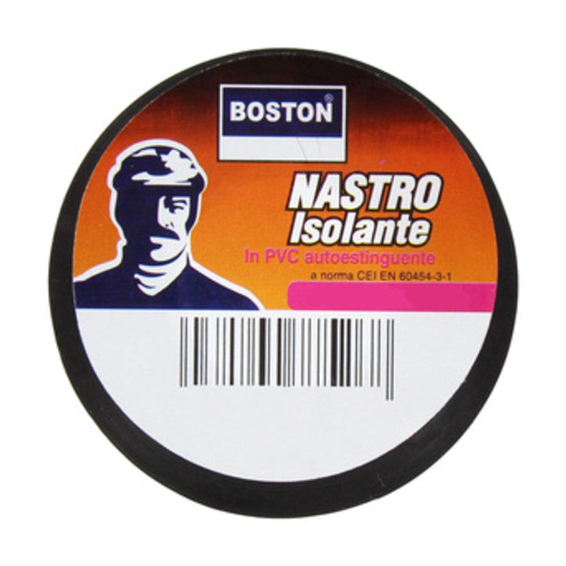 Q.TA' 6 BOSTON NASTRO ISOLANTE NERO 25MMX25M*