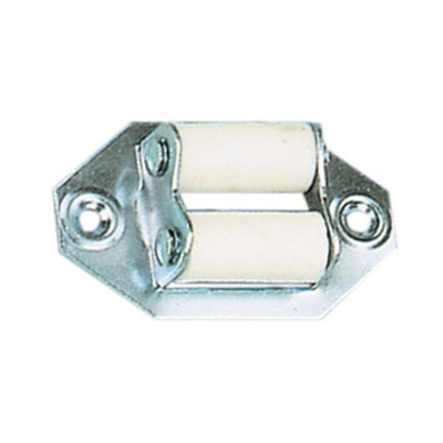 Q.TA' 50 GUIDACINGHIA FERRO ORIZZONTALE C/RULLINI PLASTICA*