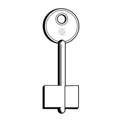 Q.TA' 5 SILCA R CHIAVE DOPPIA MAPPA OTTONE