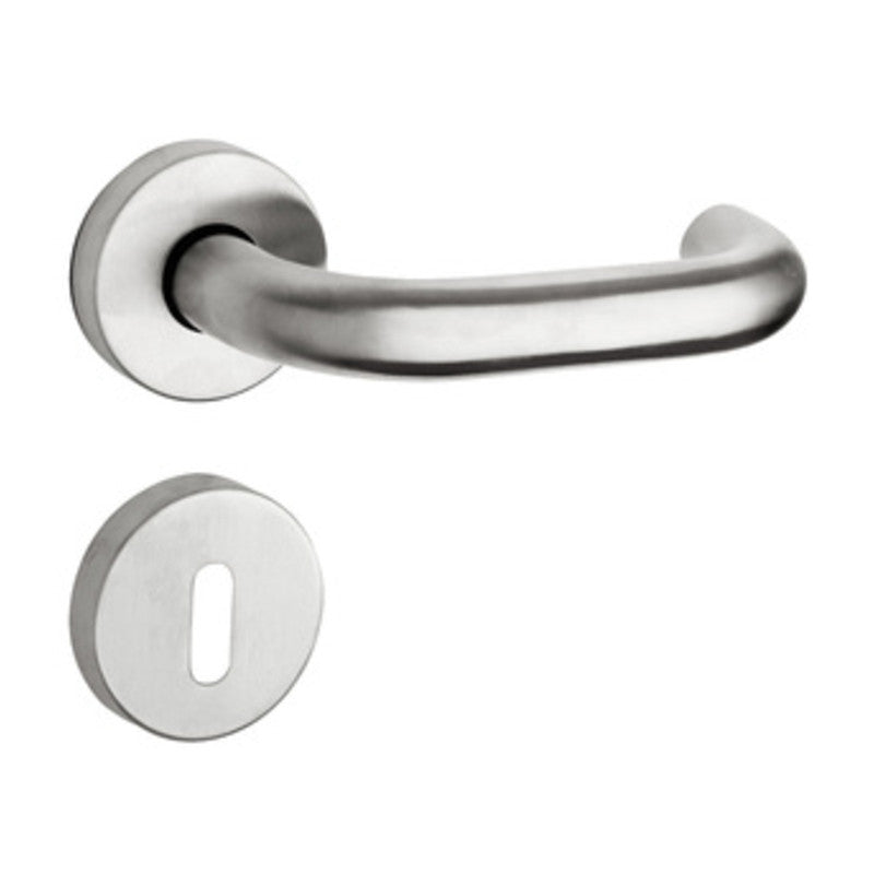 Q.TA' 1 MANIGLIA ACCIAIO INOX L101 BOCCHETTA PATENT SAT