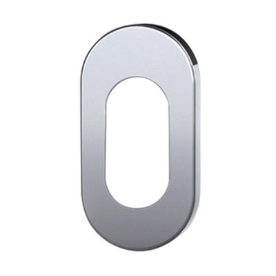 Q.TA' 10 BOCCHETTA OVALE BASSA 28X6X60 INOX SAT F CILINDRO