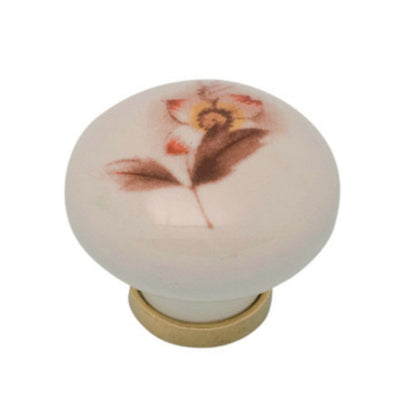 Q.TA' 25 POMOLO PORCELLANA TONDO C/BASE F/ 5 31X26 MM*