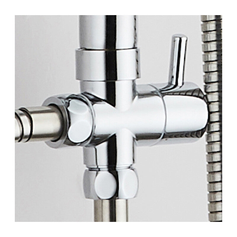 Q.TA' 1 DEVIATORE COLONNA DOCCIA LX-4001 CROMO GROENLANDIA