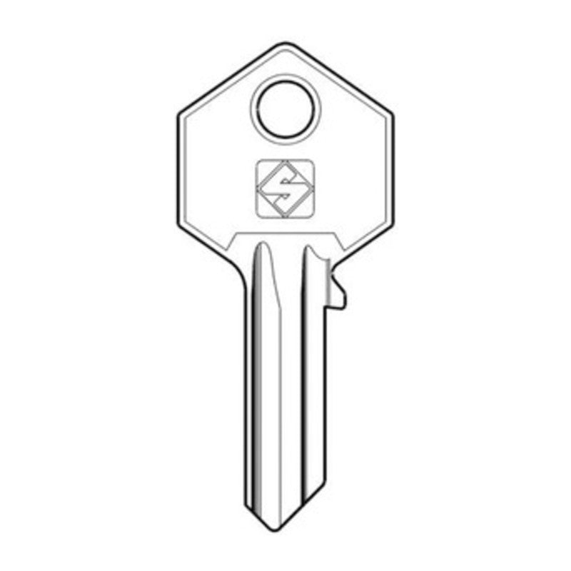 Q.TA' 20 SILCA YA6 CHIAVE PROFILO OTTONE