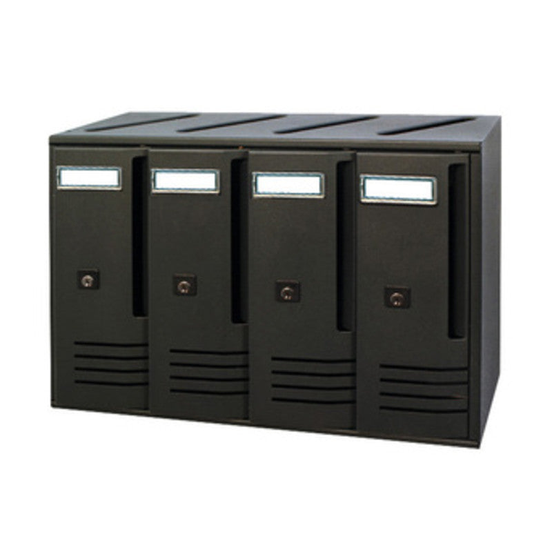 Q.TA' 1 CASSETTA POSTALE ALUBOX CUBO C4 42X17,5X30 GRI GHISA