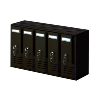 Q.TA' 1 CASSETTA POSTALE ALUBOX CUBO C5 52X17,5X30 GR GHISA