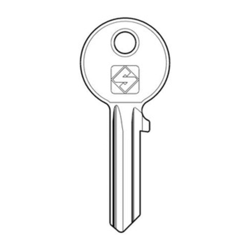 Q.TA' 10 SILCA WA3 CHIAVE PROFILO OTTONE