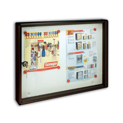 Q.TA' 1 BACHECA FONDO MAGNETICO ALUBOX BC2 55X5X40 GR
