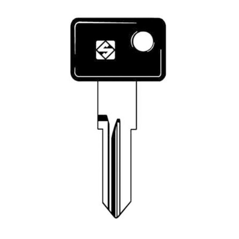 Q.TA' 5 SILCA ZD10P CHIAVE AUTO TESTA PLASTICA ACCIAIO