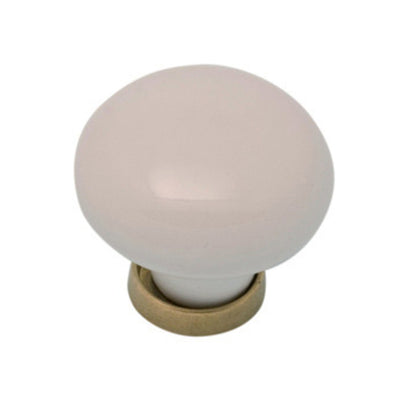 Q.TA' 25 POMOLO PORCELLANA TONDO C/BASE F/ 3 31X26 MM**