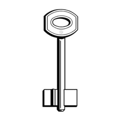 Q.TA' 5 SILCA JW35 CHIAVE DOPPIA MAPPA OTTONE