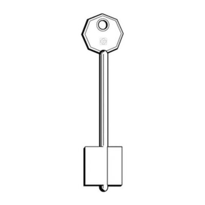 Q.TA' 5 SILCA MTL CHIAVE DOPPIA MAPPA OTTONE