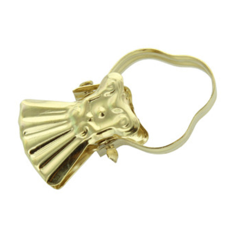 Q.TA' 100 PINZA P/TENDE C/ARCO OTTONATO**