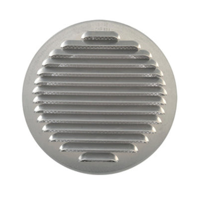 Q.TA' 1 GRIGLIA AERAZIONE ALLUM C/RETE ANTINS D 100 MM