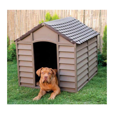 Q.TA' 1 CUCCIA P/CANI PP 86X84X82CM BEIGE MARRONE