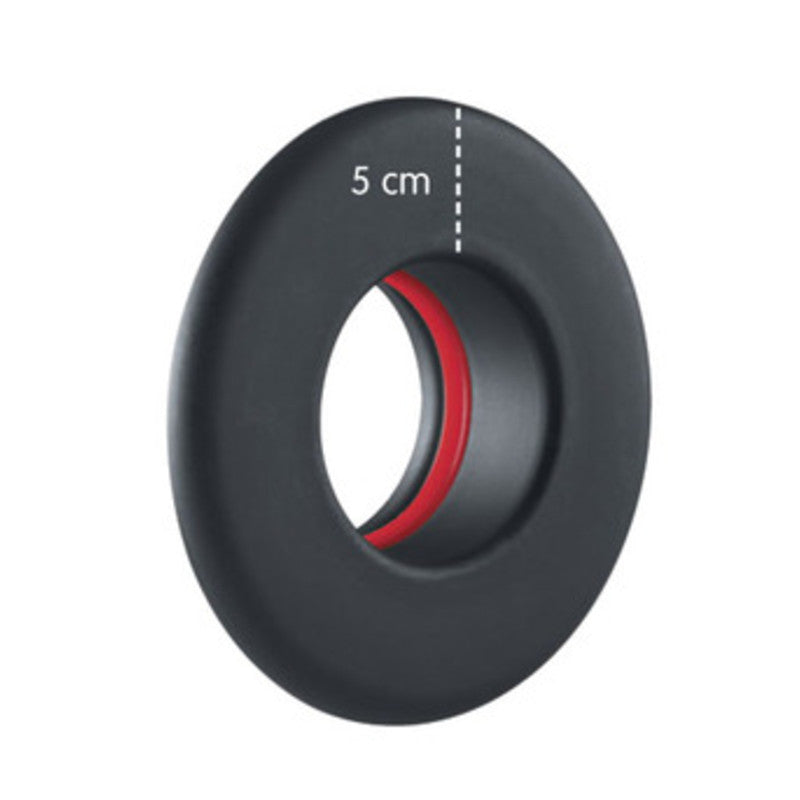 Q.TA' 1 ROSONE P/STUFA A PELLET CORONA 5 CM D 8 CM NERO OPACO