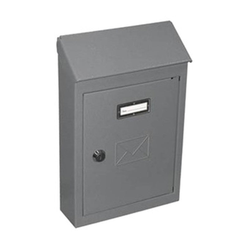 Q.TA' 6 CASSETTA POSTALE 2500 C C/TETTO E CIL 20X6X30 GRIGIO